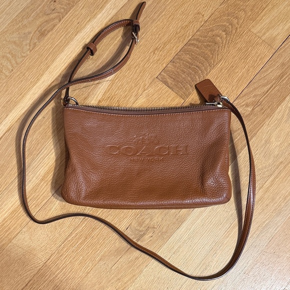 Coach Brown Leather Crossbody - Picture 2 of 10